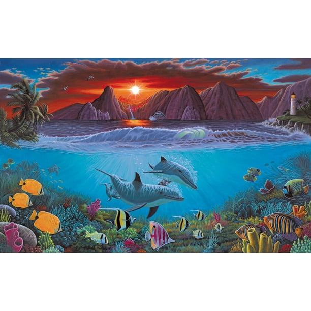 Royal & Langnickel PAL20 peinture par numéros adulte grand kit d'activités  artistiques, vie océanique 