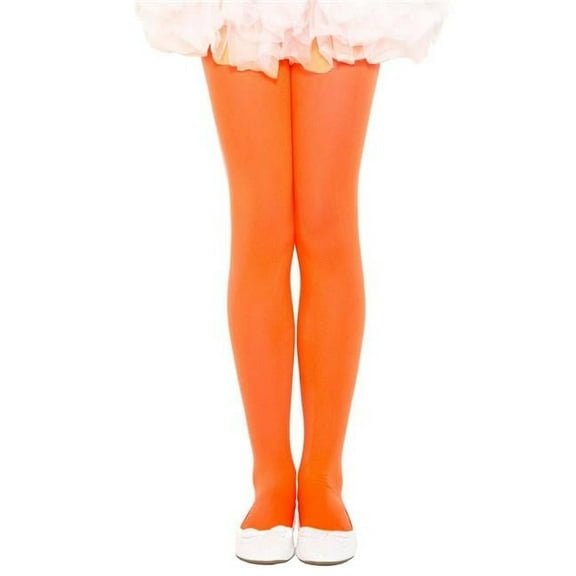 Music Legs Women's Women's Girls Opaque Tights - Large*** SIZE = Large 280-ORANGE-L
