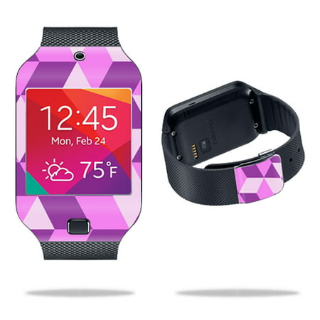 Skin Decal Wrap for Samsung Galaxy Gear 2 Neo Smart Watch cover skins sticker watch Pink Geo (Best Neo Geo Emulator)