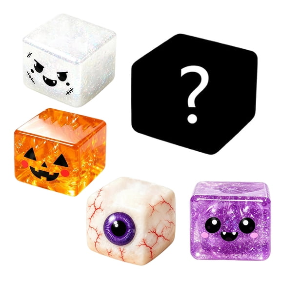 Knisume Squishy Party Favors—Halloween Squishy Blind Box Squeeze Toy, Slow Rising Sensory Squishy for Stress Relief, Office Desk Decompression Anxiety Relief Toy Set