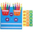 thumbnail image 2 of SHISUYAN Portable Felt Math Board for Kids with Durable Material and Adorable Design Multi Color 12x15 inches, 2 of 8