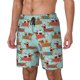 thumbnail image 1 of Fotbe Dachshund Christmas Play Traje de Baño para Hombre – Shorts de Natación de Secado Rápido con Forro y Bolsillos-Small, 1 of 6