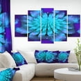 thumbnail image 1 of Fleur Tartinade Fractale Bleue, 1 of 3