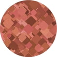 thumbnail image 1 of Ahgly Company Machine Washable Indoor Round Transitional Bright Orange Area Rugs, 7' Round, 1 of 7