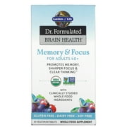 Dr. Formulated Brain Health, Memory & Focus for Adults 40+, 60 Vegetarian Tablets, Garden of Life