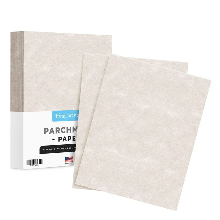 Pewter Stationery Parchment Paper - Great for Writing, Certificates, Menus  and Wedding Invitations | 65lb Cover (176GSM) | 11 x 17 | 50 Sheets per