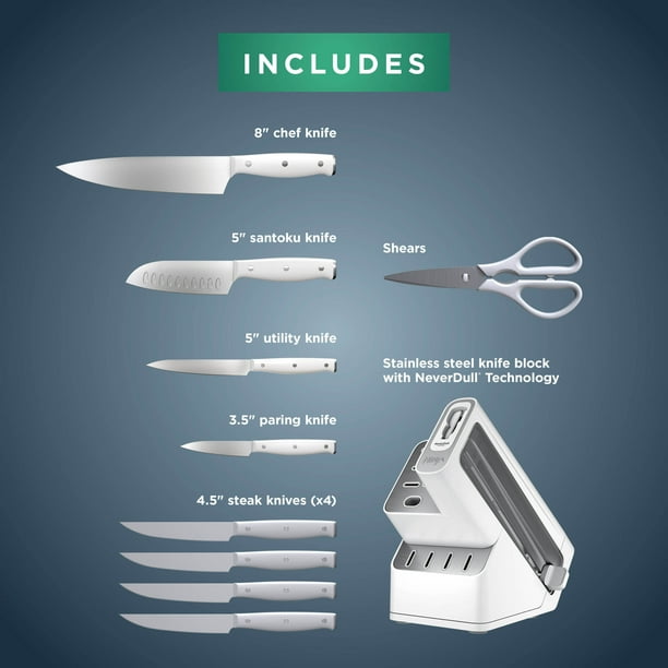 Ninja NeverDull Essential 10-Piece Knife System with Built-In