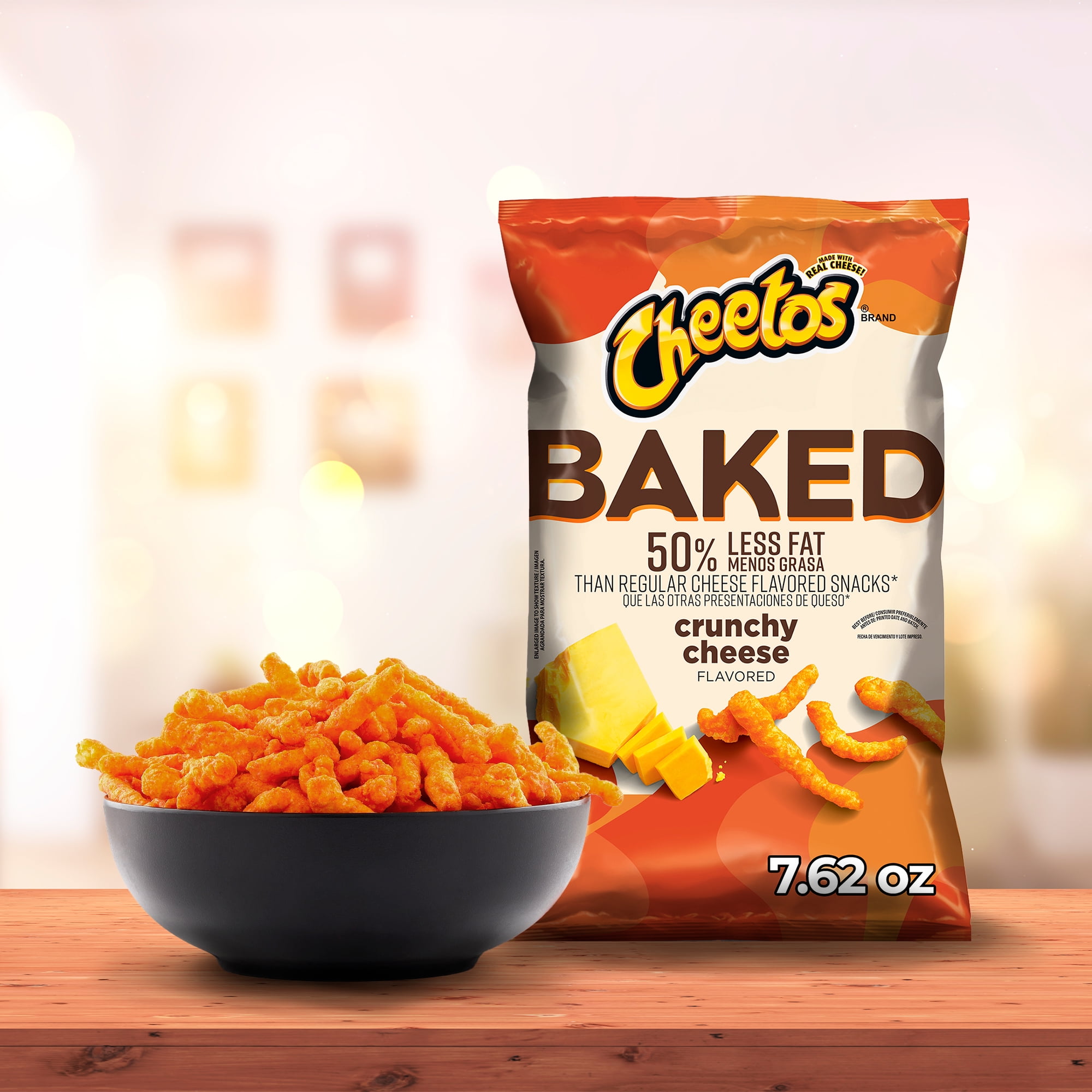 Cheetos Oven Baked Gluten Free Crunchy Cheese Flavored Snacks