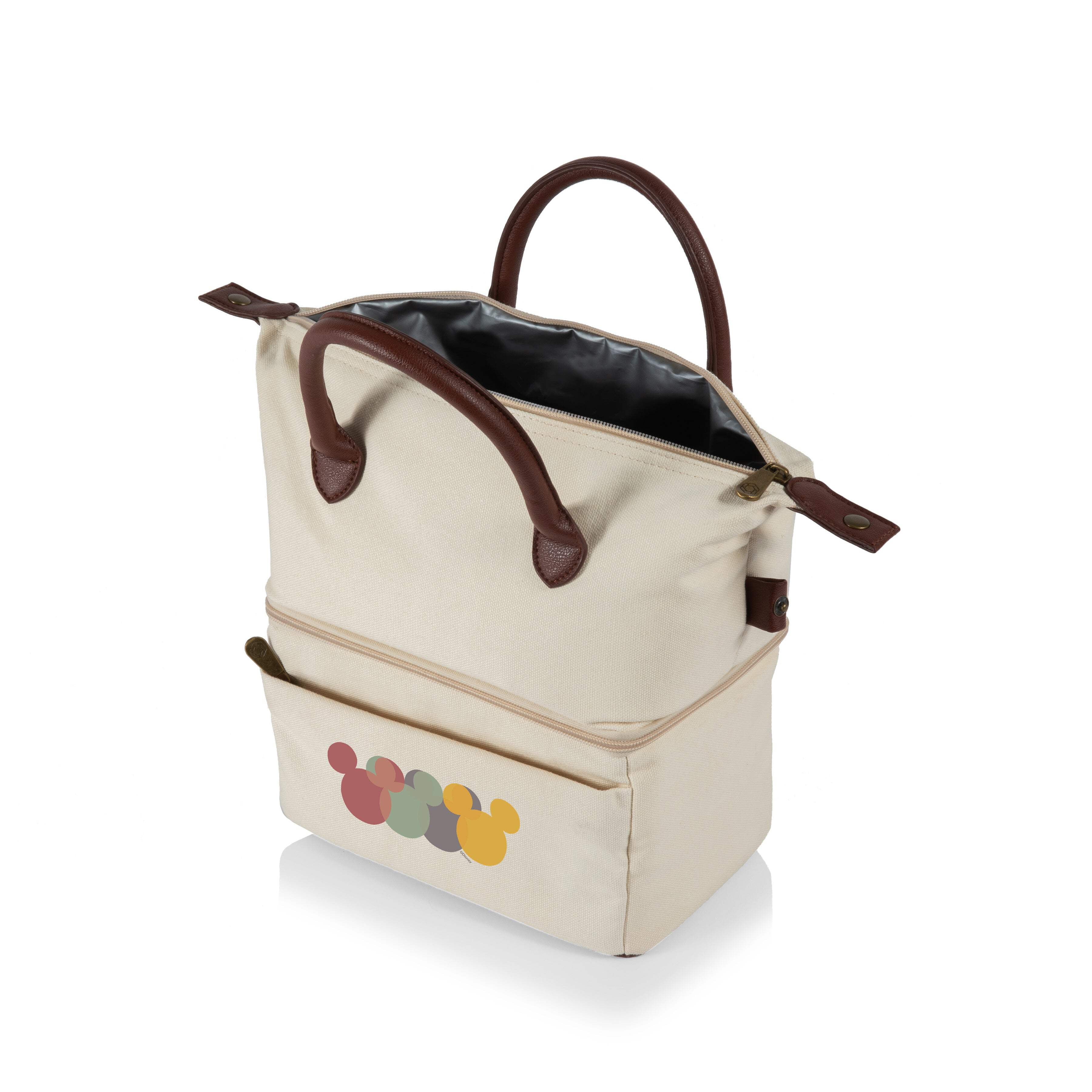 Mickey Mouse - Urban Lunch Bag Cooler, Beige with Brown Accents