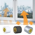 thumbnail image 1 of Ruban d'Étanchéité pour Fenêtre Résistant aux Intempéries / Bande d'Étanchéité pour Porte et Fenêtre Imperméable et Coupe-Vent / Auto-Adhésif pour Protection contre les Fuites d'Eau / Rouleau de 50mm x 20m, 1 Pce, Blanc, 1 of 2