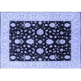 thumbnail image 1 of Ahgly Company Machine Washable Indoor Rectangle Oriental Blue Traditional Area Rugs, 5' x 8', 1 of 4