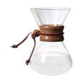 thumbnail image 4 of veasfak 14 Pour Over Coffee Maker High Heat Resistant Pour Over Coffee Dripper Glass Coffee Pot 400ml No, 4 of 9