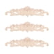 thumbnail image 1 of 3 apliques decorativos elegantes para muebles, gabinetes, madera tallada, decoraciones para el hogar, 1 of 6