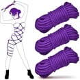 thumbnail image 1 of Cuerdas de sujeción para bondage BDSM - 3 cuerdas de algodón de 10 m para principiantes BDSM, cuerdas Shibari de 8 mm, kit de ataduras para bondage BDSM, juego fetichista SM, juguetes sexuales para m, 1 of 5