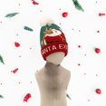 thumbnail image 4 of Gorro unisex para niños, bonito regalo para festivales, grueso, con pompón de fibras acrílicas, tejido. Selfie de Navidad, 4 of 8