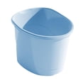 thumbnail image 2 of Cubo de baby shower bañera bañera no deslizamiento de la bañera de bañera para bebés cubo de baño infantil para niños y niñas bebés 0-4 años Azul, 2 of 9