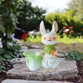 thumbnail image 4 of Desktop Ornament Rabbit Flower Pot with Sunscreen for Year-Round Decorative Companionship, 4 of 7