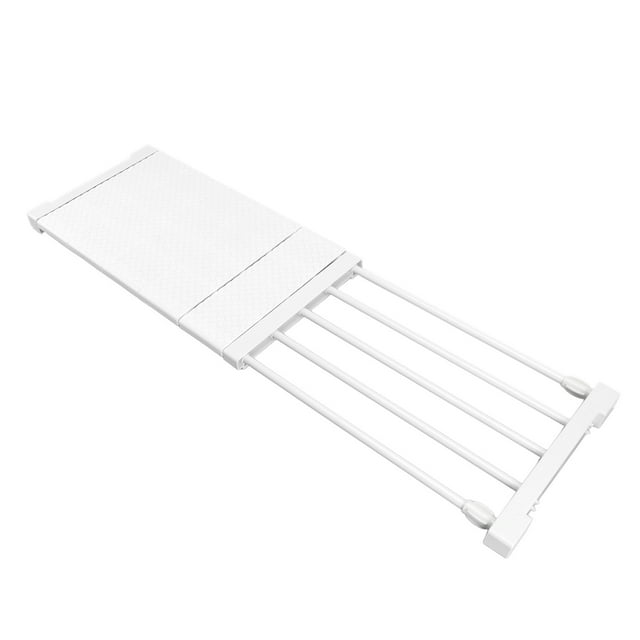 Séparateur de Garde-Robe, Étagère à Tension Réglable Support de Tringle d'Armoire de Garde-Robe Étagère à Tige à Tension Technologie de Pointe