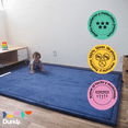 thumbnail image 1 of Tapete para Bebé Niños de Memory Foam, Suave Espuma Tapete de Gateo para Juego, Acolchado Antideslizante, 150 x 200 cm. (Azul Navy), 1 of 5