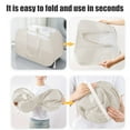 thumbnail image 5 of Large Foldable Laundry Basket with Shoulder Strap | Breathable Mesh Storage Hamper | 26.77x17.7x12.20 Inches | Collapsible Clothes Bin for Bedroom & Laundry Room, 5 of 6