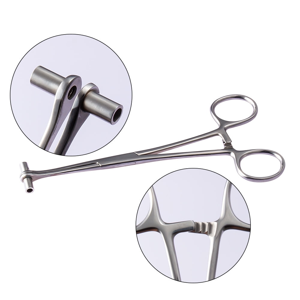 Puncture tools 27 kinds of perforating pliers positioning pliers open pliers stainless steel needle tube pliers puncture pliers set-Sharp nosed pliers
