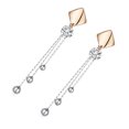thumbnail image 2 of QualitChoice Zircon Earring Long Tassel Beads Crystal Dangle Earring Women Ear Jewelry with Gradient Color, 2 of 6