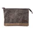 thumbnail image 4 of Gootium Juego de bolsas con cremallera de lona encerada - Bolsa de maquillaje con cremallera Suministros de oficina Bolsa para lápices en folio Organizador multiusos Soporte para accesorios (PAQUETE d, 4 of 5