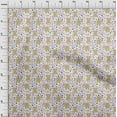 thumbnail image 4 of oneOone Georgette Viscose White Fabric Circus Sewing Craft Projects Fabric Prints By Yard 42 Inch Wide-aC, 4 of 5