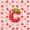 Pink Red C, variant on Feelyou Strawberry K Initial Queen Comforter Set for Girls, Fruit Flower Bedding Comforter Set, Red Pink, Polkadot Reversible, 3pcs