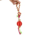 thumbnail image 1 of Dog Teething Toy, Durable Rubber Healthy Multifunctional Dog Food Dispensing Ball Toy  For Playing Red, 1 of 8