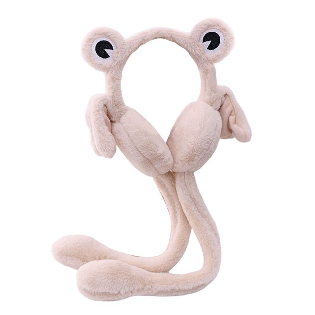 Fgnfyis Winter Ear Protective Little Design Cute Earmuffs for Kids and Warm Ear Coverage Beige