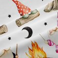 thumbnail image 5 of Homewish Cute Gnome Kitchen Curtains For Kids,Kawaii Cartoon Themed Black Out Curtains Pack of 2 (42x63 Each),White, 5 of 6