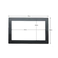 thumbnail image 4 of 1 Set Universal Car Frame 2Din Auto Radio / Player Decorative Frame Panel, 4 of 5