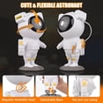 thumbnail image 3 of Lámpara de proyección Cute Astronaut Star Projector Kids Night Light Cabeza giratoria Función de temporizador alimentado por USB con control remoto para dormitorio Sala de juegos Cine en casa Romacci Lámpara de proyección, 3 of 7