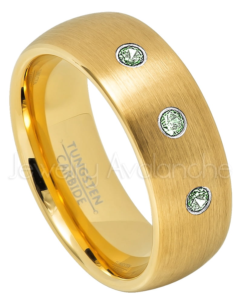 Personalized Tungsten Wedding Ring 