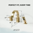 thumbnail image 2 of Nite Series Single-Handle Deck-Mount Roman Tub Faucet with Handheld Sprayer in Brushed Gold, 2 of 5