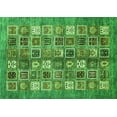 thumbnail image 1 of Ahgly Company Indoor Rectangle Abstract Green Modern Area Rugs, 8' x 12', 1 of 4