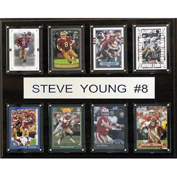 NFL 12 x 15 in. Steve Young San Francisco 49ers 8-Card Plaque