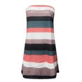 thumbnail image 3 of Crop Tank Tops Para Mujer Mujeres Mujeres Bandeau Camisa casual suelta Vacaciones Sin mangas Tubo superior Sin tirantes Blusa de vacaciones Top Verano de mujer Camis (Orange, XXL), 3 of 5