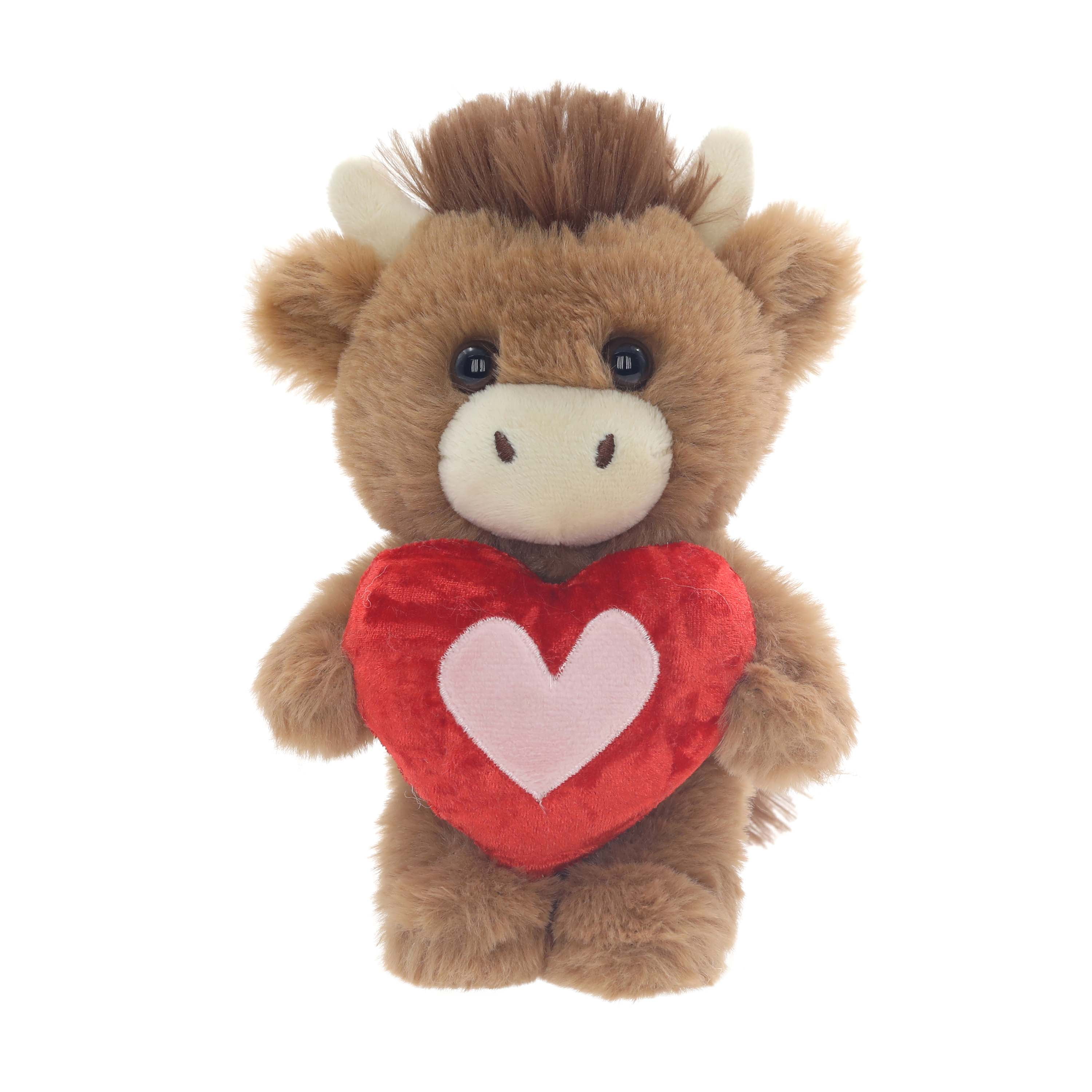 Highland Cow Plush and Valentine Mug Two-Piece Set, Way to Celebrate