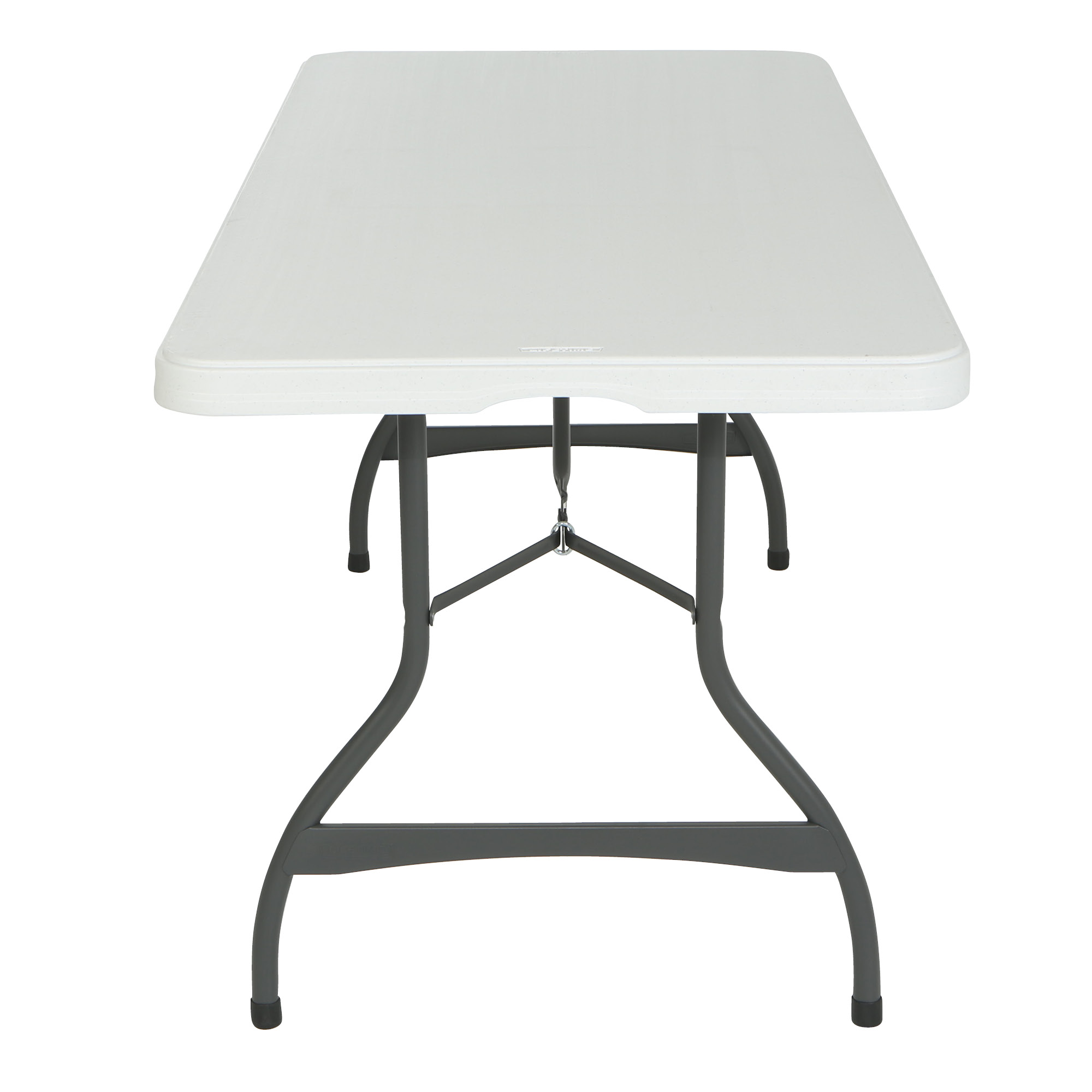 Lifetime 6-Foot Rectangle Folding Table, White Granite photo 8