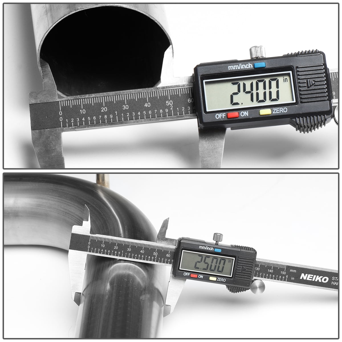 DNA Motoring CBE-JW074D-38L For 2007 to 2011 Jeep Wrangler Unlimited JK 4-Door 3.8L 2.5" Muffler Catback Exhaust System 08 09 10