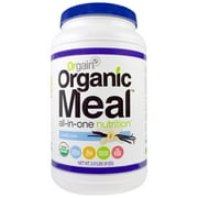 Orgain, Organic Meal, All-In-One Nutrition, Vanilla Bean, 2.01 lbs(pack of 1)