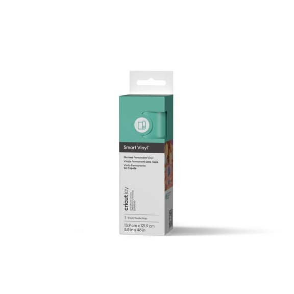 Cricut Joy™ Smart Vinyl™ Matless Permanent Vinyl, 5.5" x 48",Mint