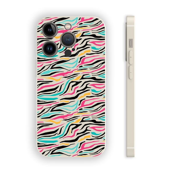 ¡Destaca entre la multitud con esta vibrante y protectora funda para iPhone de doble capa!