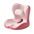 thumbnail image 3 of Cojín soporte para el coxis, almohada para la espalda, funda lavable, cojín ergonómico asiento espuma viscoelástica, cojines para sillas Rosa, 3 of 8