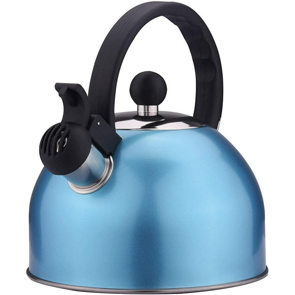 Tetera Hervidora Silbadora LIFTOR 2 Litros Acero Inoxidable Azul