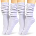 thumbnail image 1 of Calcetines casuales para mujer, 2 pares, 6 pares, calcetines de compresión coloridos y divertidos, calcetines largos hasta la rodilla de los años 80 y 90, 1 of 5