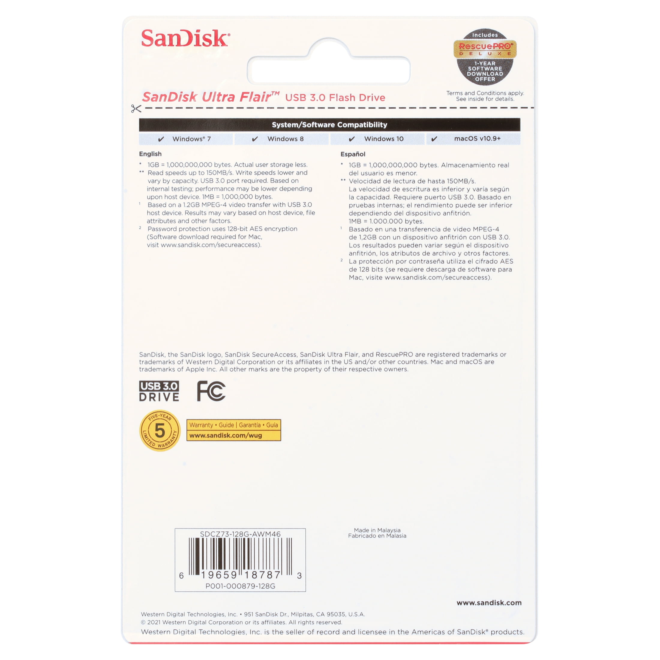 SanDisk USB 3.0 Ultra Flair