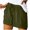 Green, variant on Womens Shorts Plus Size Casual Drawstring Elastic Waist Loose Cotton Shorts Sport Pants with Pockets